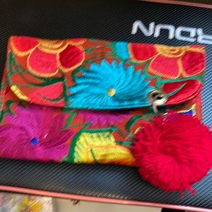 Embroidered purse super cute
